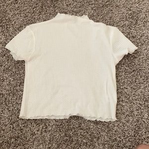 Me To We white turtle neck t shirt